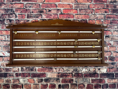 Vintage Large 4 Player Snooker Scoreboard